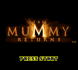 Mummy Returns Title Screen